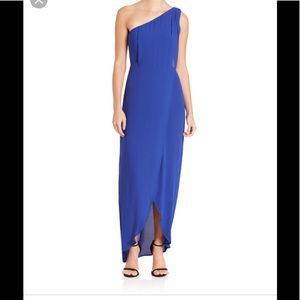 BCBG one shoulder dress - coral